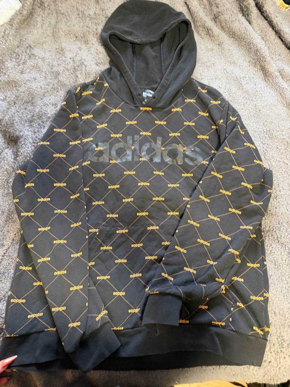 adidas Black Pullover Hoodie